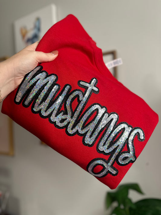 Mustangs School Spirit Sweatshirt